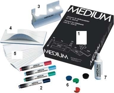 MEDIUM Starter-Set für Weißwandtafeln
