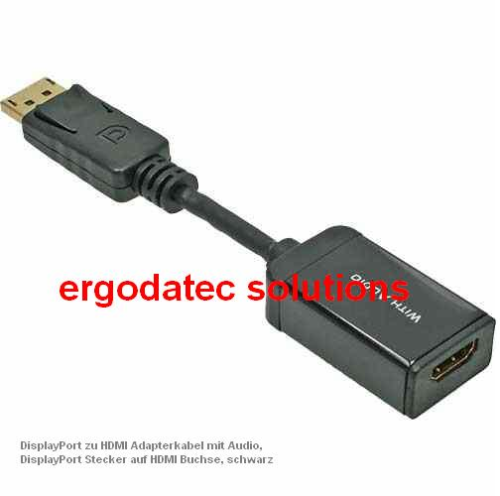 Adapterkabel, DisplayPort ST > HDMI BU