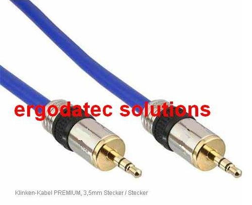 Audio-Kabel Stereo-Klinke Pro 2m