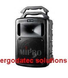 Mipro MA-708D Lautsprechersystem, Akku/Strom