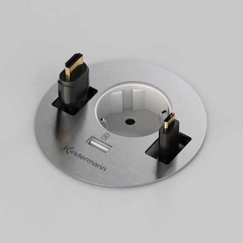 Kindermann CablePort table³ Strom  USB/A + Kabeldurchlass